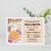 Halloween Taart Kaart (Staand voorkant)