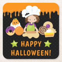 Halloween Taarten en Bakken Bruine Meisje