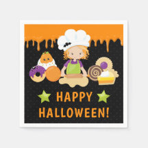 Halloween Taarten en Bakken Roodharig Meisje
