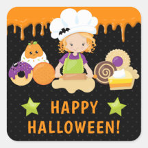 Halloween Taarten en Bakken Roodharig Meisje