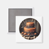 Halloween taartmagneet magneet (Voorkant / Achterkant)