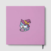 Halloween Tabby Cat – Witch Hat & Potion Art Gastenboek (Achterkant)