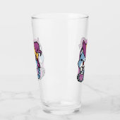 Halloween Tabby Cat – Witch Hat & Potion Art Glas (Links)