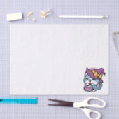 Halloween Tabby Cat – Witch Hat & Potion Art Tissuepapier (Craft)