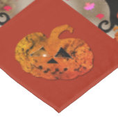 Halloween Tabby Kat Tafelkleed (Gekanteld)