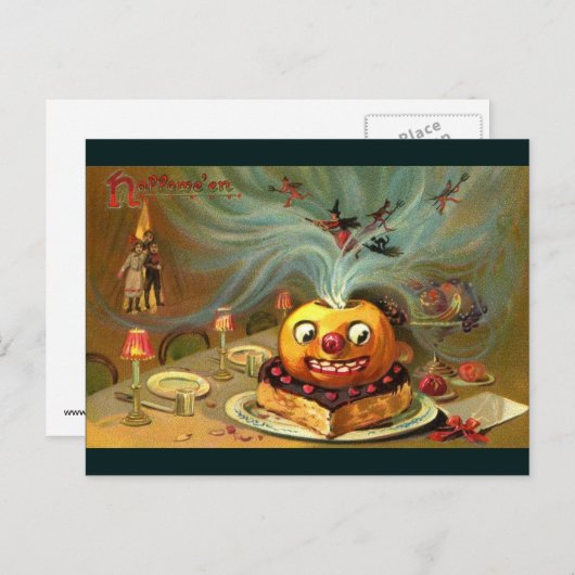  Halloween-tabel Briefkaart (Voorkant / Achterkant)