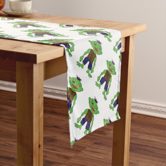 Halloween Table Runner 14 x 72 inch/Monsters Medium Tafelloper (Voorbeeld)