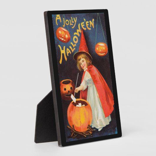 Halloween Tabletop Plaque Fotoplaat (Zijkant)