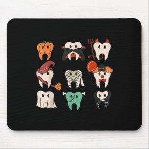 Halloween Tanden Spooky Halloween Tandarts Quote Muismat