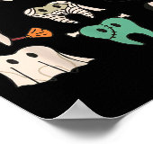 Halloween Tanden Spooky Halloween Tandarts Quote Poster (Hoek)