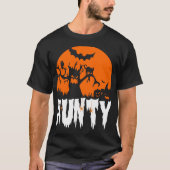 Halloween tante eng 31 oktober cadeau t-shirt (Voorkant)