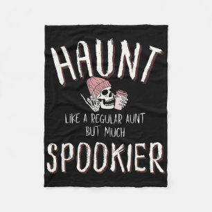 Halloween Tante Shirt Fleece Deken