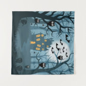 Halloween Tapestry Wandkleed (Voorkant (horizontaal))