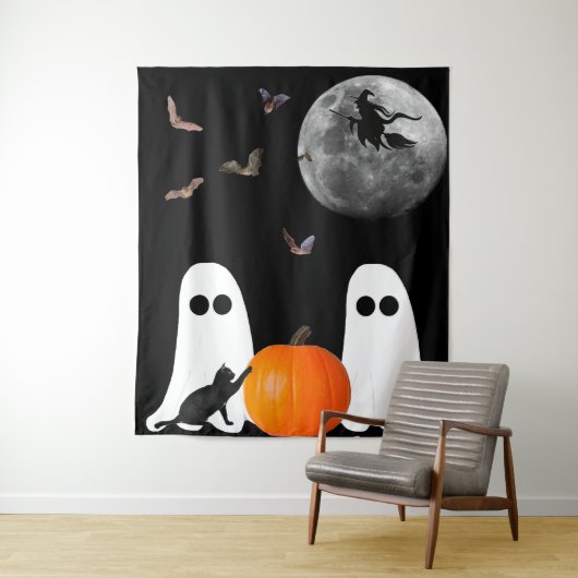 Halloween Tapestry Wandkleed (In situ)
