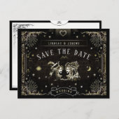 Halloween Tarot Card overeenkomend Briefkaart Opsl (Voorkant / Achterkant)