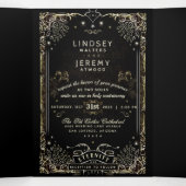 Halloween Tarot - DETAILS & RSVP MENU Tri Fold (Binnenkant midden)