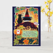 Halloween Tarot Kaart (Gele Bloem)