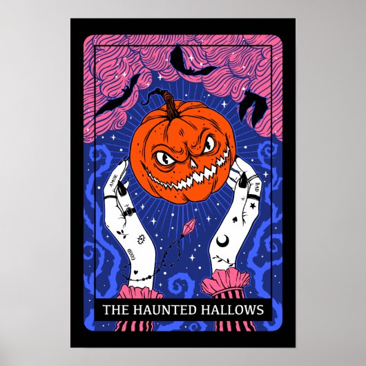 Halloween Tarot-kaart Poster (Voorkant)