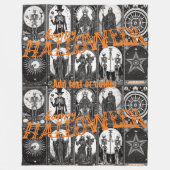 Halloween Tarot Sinaasappel Cosplay Spooktacular P Fleece Deken (Voorkant)