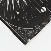 Halloween Tarot Sinaasappel Cosplay Spooktacular P Fleece Deken (Hoek)