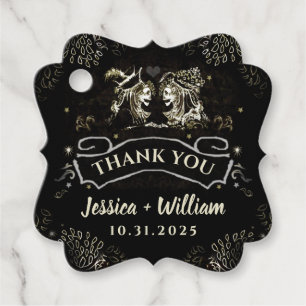 Halloween Tarot Wedding Bedankt voor je favoriete Bedankjes Labels