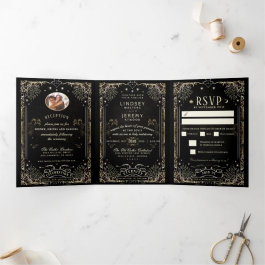 Halloween Tarot Wedding - "Samen met" MENU (Binnen)