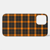 Halloween Tartan plaid. Oranje slang Case-Mate iPhone Case (Achterkant (horizontaal))
