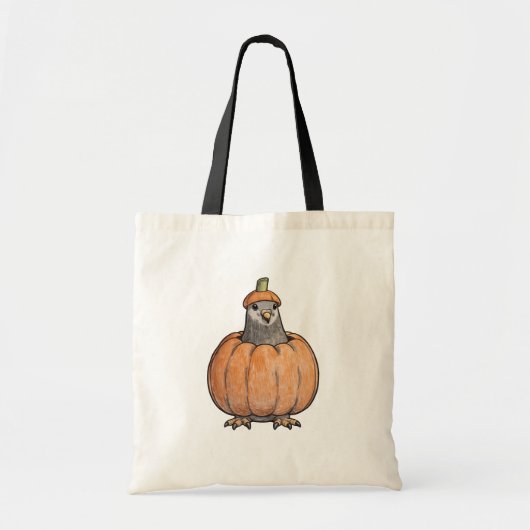 Halloween Tasche mit Taube Tote Bag (Voorkant)