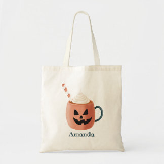 Halloween Tasche – Trick or Treat- Kürbis- Tasse Tote Bag