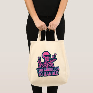 Halloween Te Geestig Om Aan Te Paken Grappig Skele Tote Bag