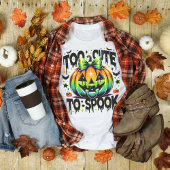 Halloween te Schattige om kokettepompoen te spook T-shirt