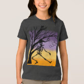 Halloween: te Schattige om te boeken Tri-Blend Shirt (Voorkant)