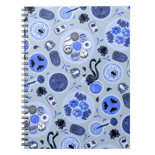 Halloween Tea Party notitieboek (Voorkant)