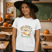 Halloween Teacher Gift Ghost & Pencil T-shirt