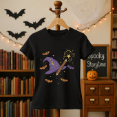 Halloween Teacher Gift Wizard Pet en toverstok T-shirt