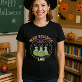 Halloween Teacher Mad Science Lab Spooky Chemistry T-shirt