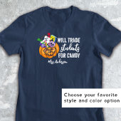Halloween Teacher Shirt: Handel Studenten voor Sno T-shirt