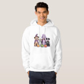 Halloween Teamhond Hoodie (Voorkant volledig)