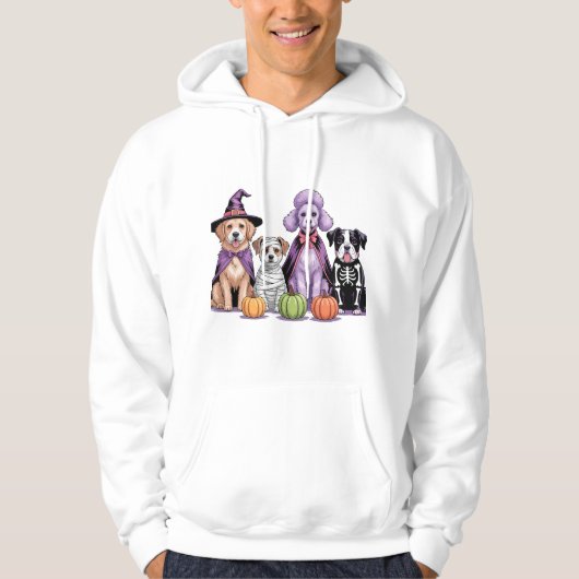 Halloween Teamhond Hoodie (Voorkant)