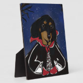 Halloween Teckel Fotoplaat (Zijkant)