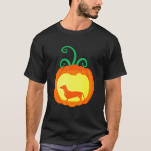 Halloween Teckel Hond Teckel Halloween Lanter T-shirt