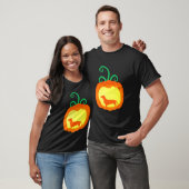 Halloween Teckel Hond Teckel Halloween Lanter T-shirt (Unisex)