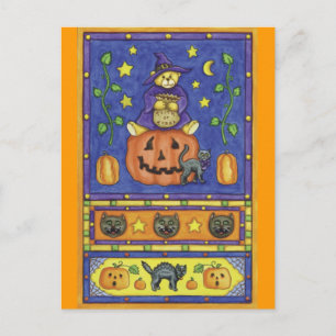 Halloween Teddy Bear Briefkaart