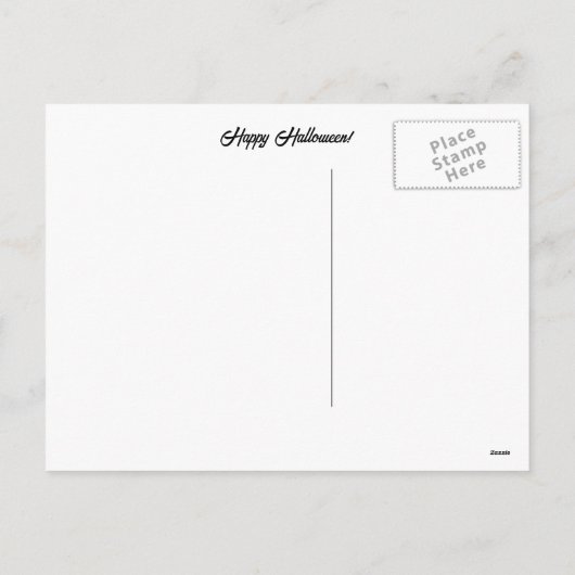 Halloween Teddy Bear Jack op lantaarn Feestdagenkaart (Achterkant)