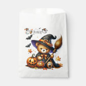 Halloween Teddy Bear Wizard Holiday Bedankzakje (Voorkant)