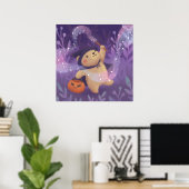 Halloween: Teddy de heks Poster (Thuiskantoor)