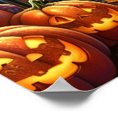 Halloween teddybeer Poster (Hoek)