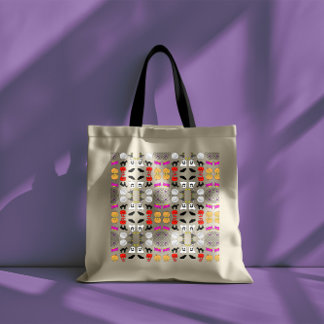 Halloween tekening patroon tote bag