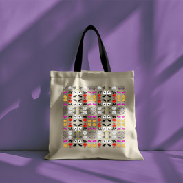 Halloween Tekenpatroon Tote Bag