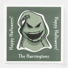 Halloween Tekens aangepaste naam, tekst & kleur 1/ Servet